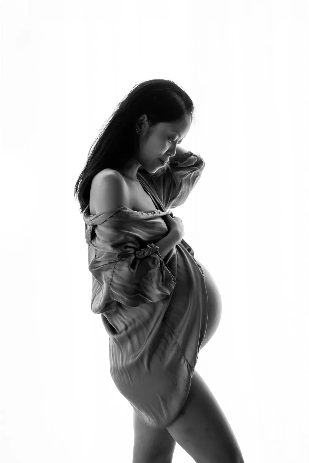 Photo maternité studio Aix