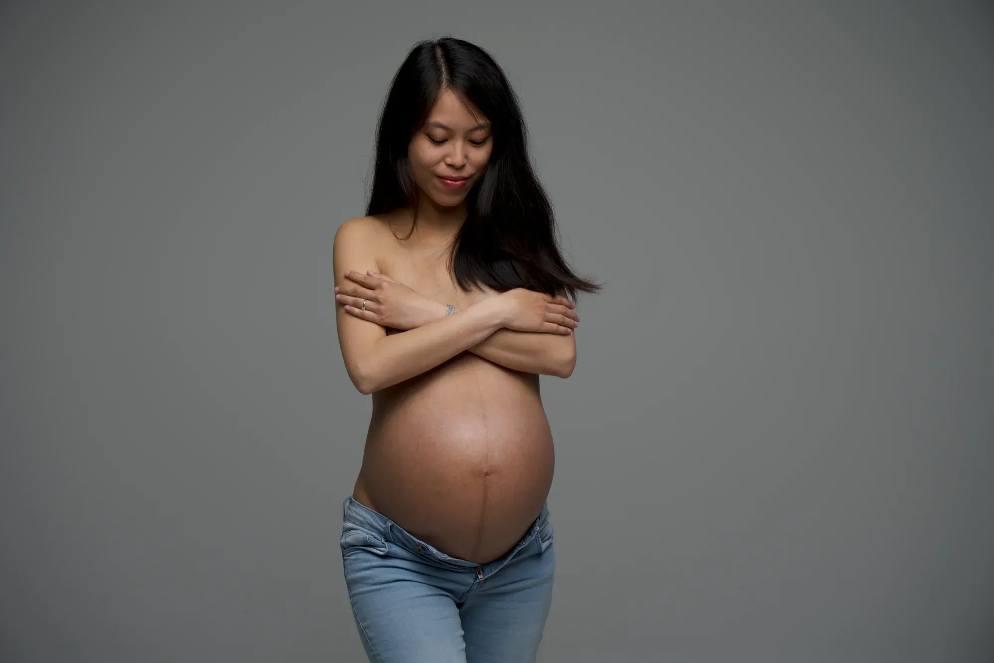 Séance grossesse en studio